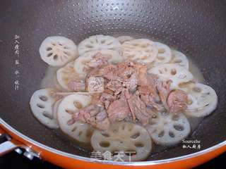藕片炒瘦肉的做法步骤:5