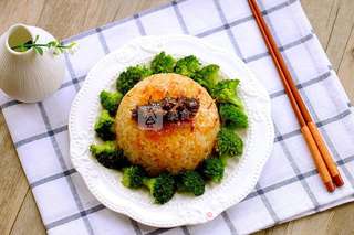 鲍汁海参捞饭的做法步骤:9