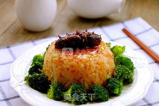 鲍汁海参捞饭的做法步骤:8