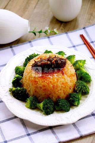鲍汁海参捞饭的做法步骤:10