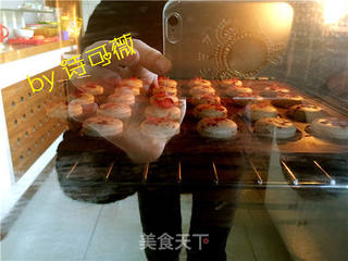 玫瑰马卡龙的做法步骤:16