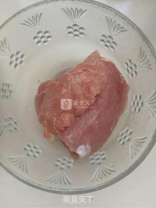咸缸豆炒肉丁的做法步骤:3