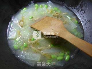 #榨菜丝毛豆煮冬瓜的做法图解8