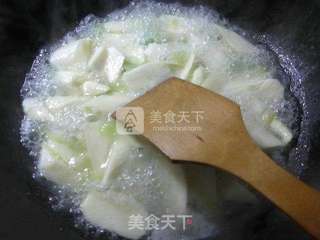 #毛豆腐竹烧茭白的做法图解4