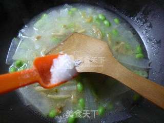 #榨菜丝毛豆煮冬瓜的做法图解7
