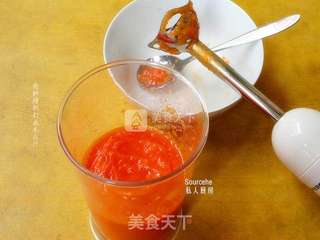 木瓜牛奶的做法步骤：2