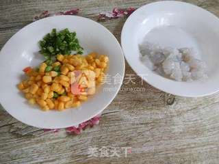 虾仁玉米面包的做法步骤:7