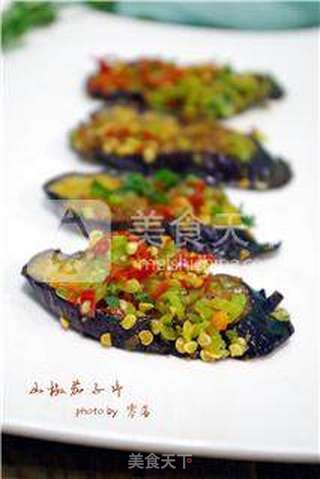 山椒茄子片的做法步骤:9