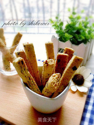 海苔肉松咸酥饼干条的做法步骤:12