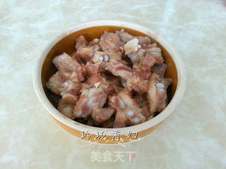 香芋蒸排骨的做法步骤:7