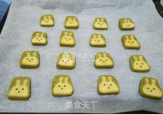 抹茶小兔子曲奇饼干的做法步骤:22