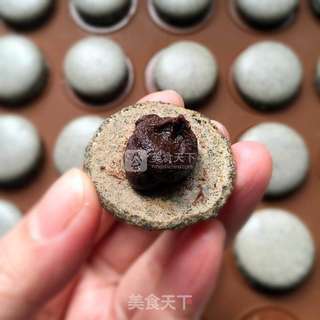 黑芝麻粉马卡龙的做法步骤:25