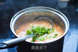 西红柿疙瘩汤的做法步骤:9