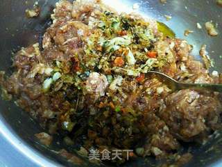 蟹粉蒸肉蛋饼的做法步骤:5
