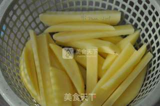 炸薯条的做法步骤:4