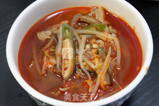 韩式辣牛肉汤的做法步骤:9