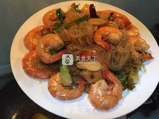 粉丝焖虾的做法步骤:6
