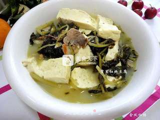 雪里红炖豆腐的做法步骤:9