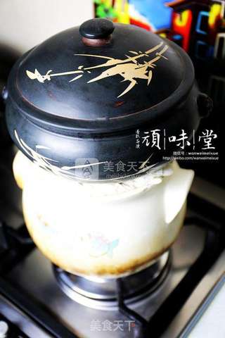 人参汽锅鸡的做法步骤:5