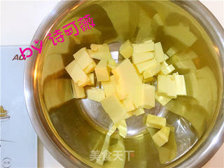六寸磅蛋糕_翻糖打底蛋糕的做法步骤:2