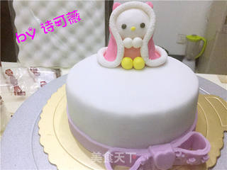 hellokitty翻糖蛋糕的做法步骤:31