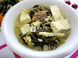 雪里红炖豆腐的做法步骤:10