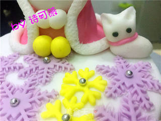 hellokitty翻糖蛋糕的做法步骤:40