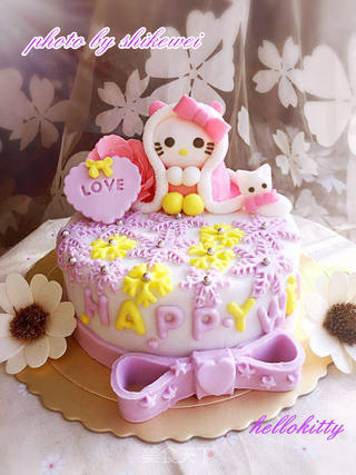 hellokitty翻糖蛋糕的做法步骤:54