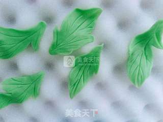 鸟语花香翻糖蛋糕(手工版)的做法步骤:10