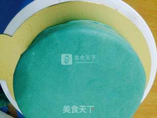 鸟语花香翻糖蛋糕(手工版)的做法步骤:18