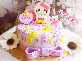 hellokitty翻糖蛋糕的做法步骤:52