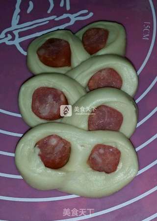 火腿葱香面包的做法步骤：6