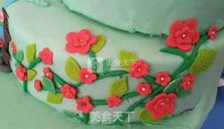 休闲假日翻糖蛋糕的做法步骤:30