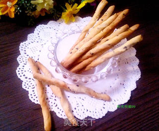 芝麻棒棒饼干的做法步骤:9