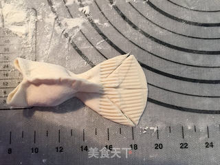 金鱼蒸饺的做法步骤:9