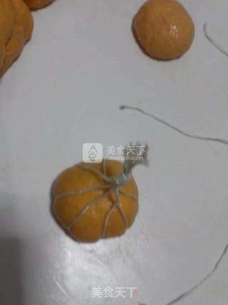 南瓜面包的做法步骤:16
