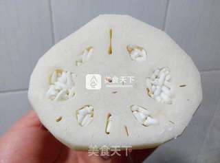 冰糖玫瑰糯米藕的做法步骤:3