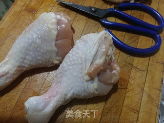 照烧鸡腿墨米饭的做法步骤:4