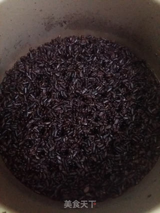 照烧鸡腿墨米饭的做法步骤:3