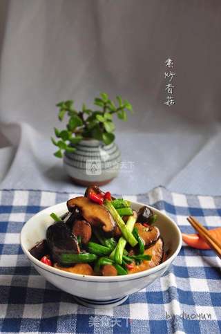 素炒香菇的做法步骤:10