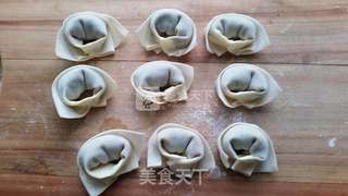 牛肉韭菜馄饨的做法步骤:7
