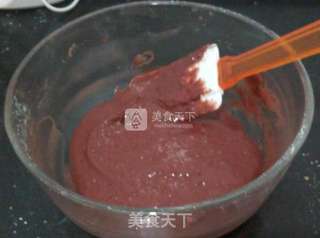 夹心红丝绒水果蛋糕的做法步骤:8