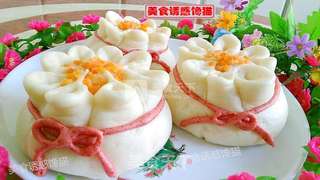 花样胡萝卜肉包的做法步骤：19