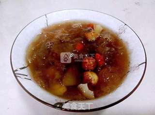 冰糖银耳雪梨糖水的做法步骤:8