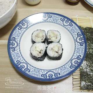 金枪鱼紫菜包饭(懒人版)的做法步骤:8
