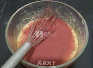 夹心红丝绒水果蛋糕的做法步骤:6