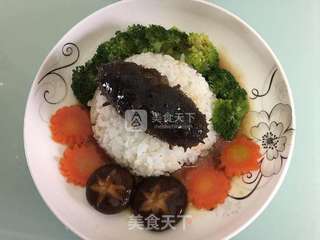 鲍汁海参捞饭的做法步骤：11