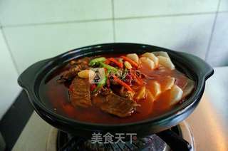 萝卜煨牛腩的做法步骤:14
