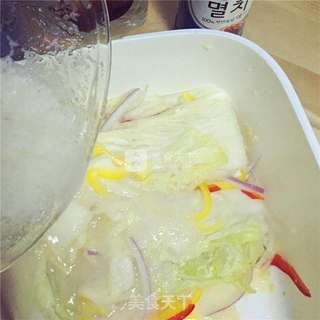 韩式白泡菜的做法步骤:7