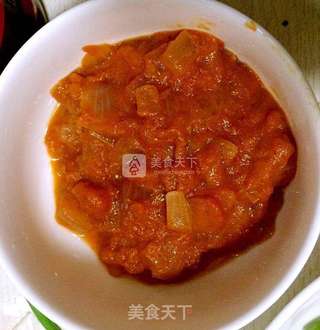 平底锅也可以做美味披萨——海鲜水果双拼披萨的做法步骤:3